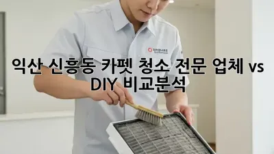 익산 신흥동 카펫 청소, 전문 업체 vs DIY 비교분석